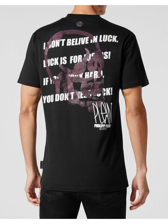 PHILIPP PLEIN PHILIPP PLEIN T-Shirt 1875 Czarny Regular Fit