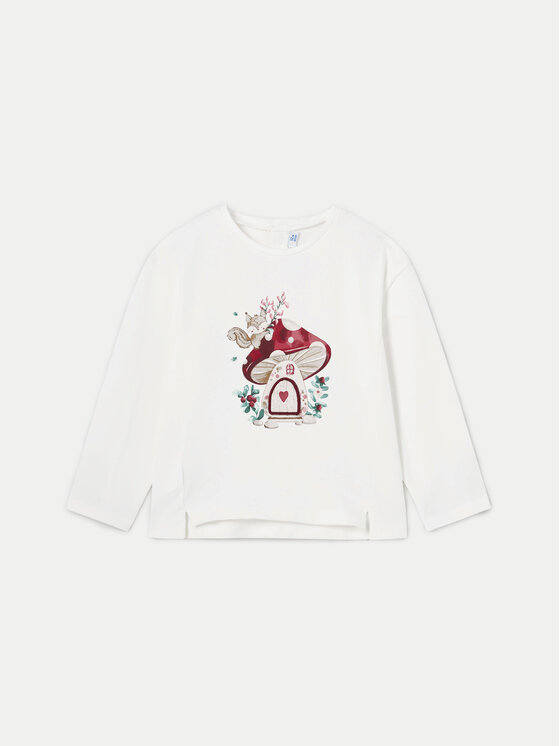 Mayoral Mayoral Bluse 2050 Écru Regular Fit