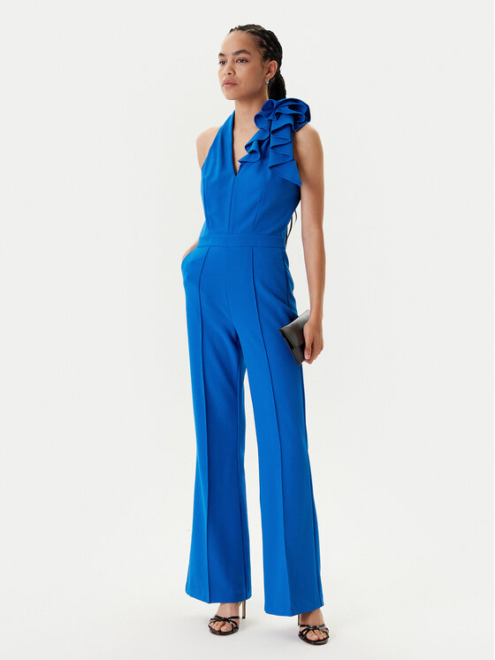 Morgan Morgan Jumpsuit 251-PBLOO.F Blau Slim Fit