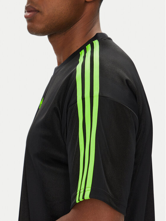 adidas adidas Póló adicolor Jacquard JW5878 Fekete Loose Fit