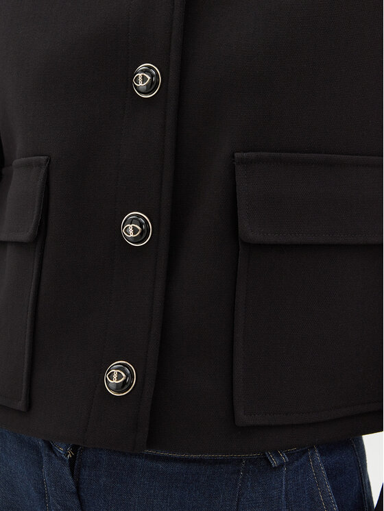 Motivi Motivi Übergangsjacke Q590Q000718N Schwarz Regular Fit