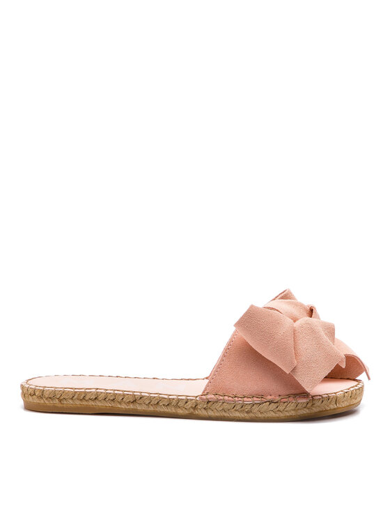 Manebi Espadrile Sandals With Bow W 1.4 J0 Roza