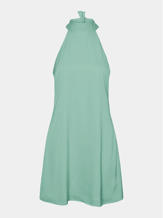 YAS YAS Cocktail obleka Dottea 26032326 Zelena Slim Fit