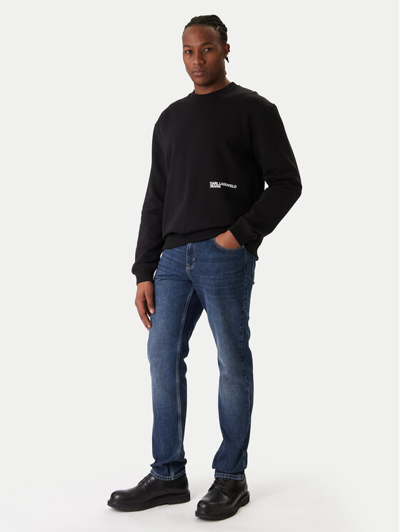 Karl Lagerfeld Jeans Karl Lagerfeld Jeans Mikina B1M20052 Černá Regular Fit