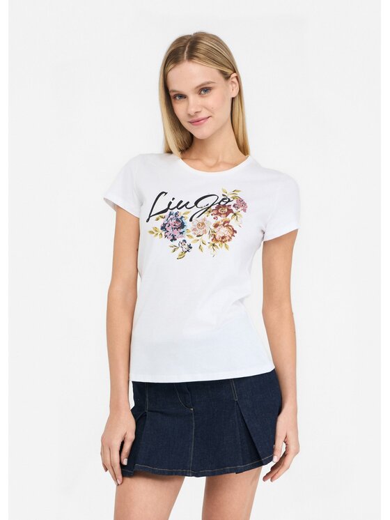 Liu Jo Liu Jo T-shirt MF5456JS923P9165 Bianco Regular Fit