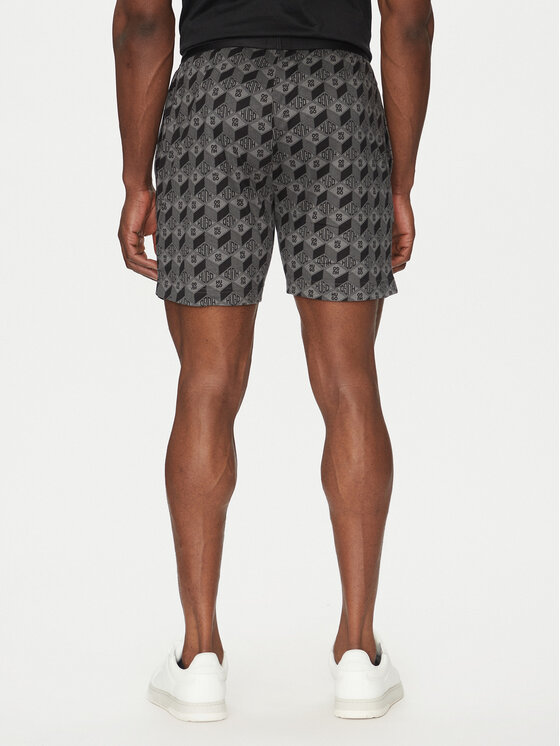 HUGO HUGO Пижамени шорти Jo 50540070 Сив Regular Fit