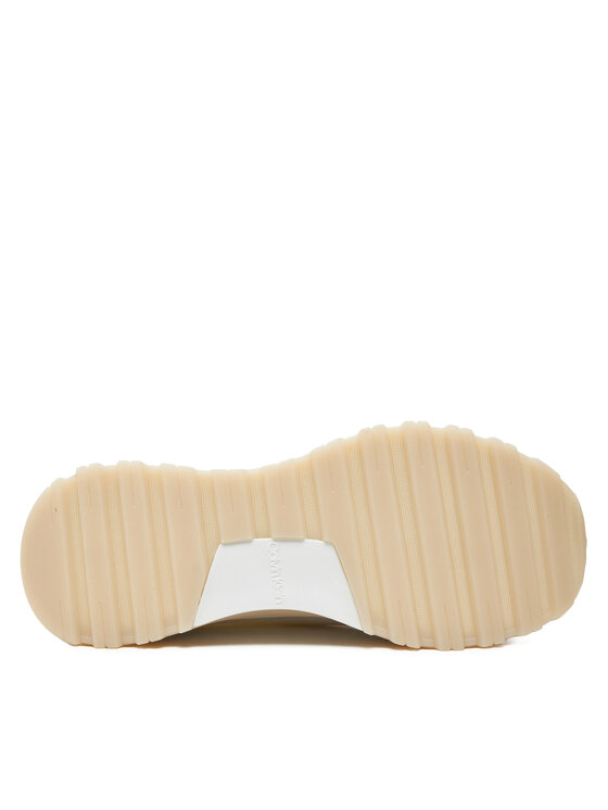 Calvin Klein Calvin Klein Sneakersy Runner Lace Up Pearl Mix M HW0HW02079 Bílá