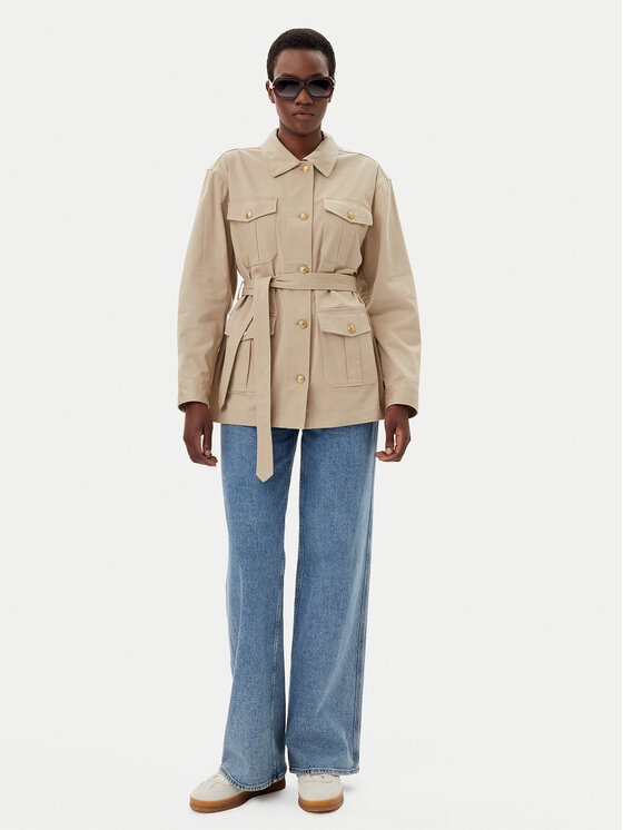 Tommy Hilfiger Tommy Hilfiger Pārejas jaka WW0WW45933 Bēšs Regular Fit