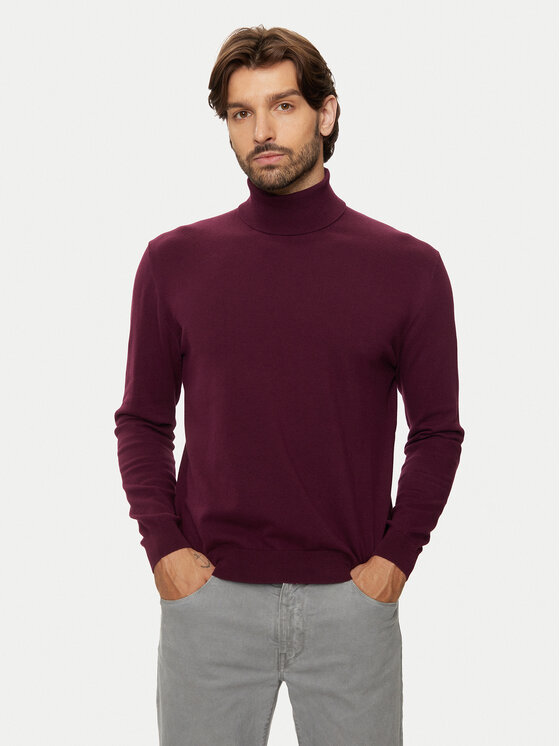 United Colors Of Benetton Bluză cu gât 10CVU2519 Violet Regular Fit