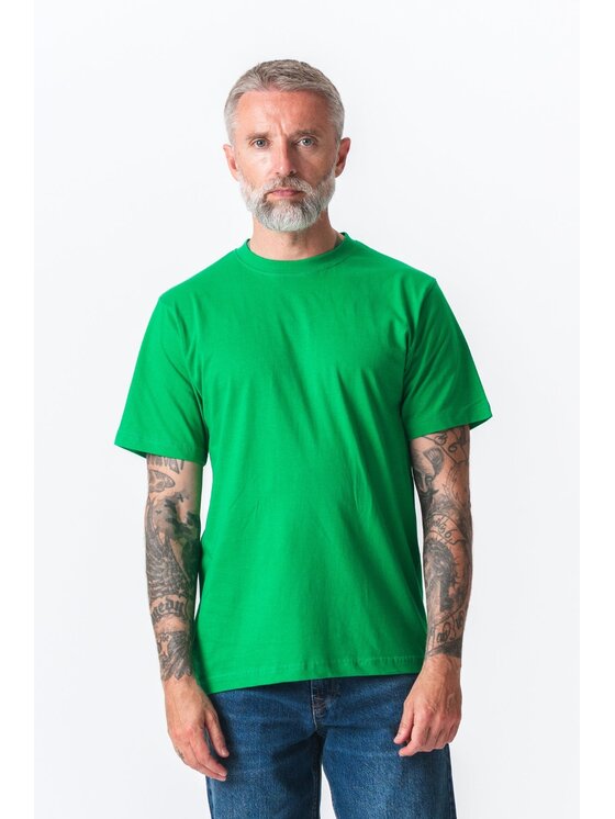 TeeShoppen TeeShoppen T-Shirt 'Oversized Collection' Zielony Oversize