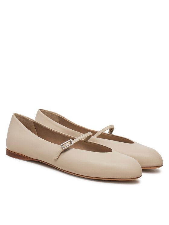 Max Mara Max Mara Baleriny Mmballet 2514521171600 Beżowy