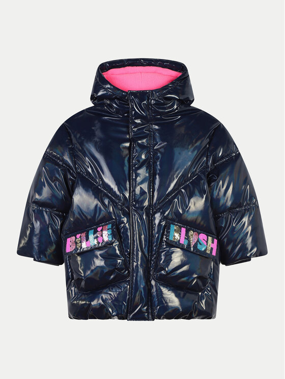 Billieblush Billieblush Žieminė striukė U20651 Tamsiai mėlyna Regular Fit