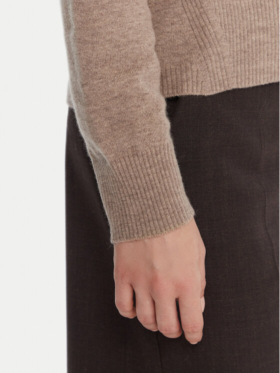 United Colors Of Benetton United Colors Of Benetton Sweter 102HD4032 Beżowy Relaxed Fit