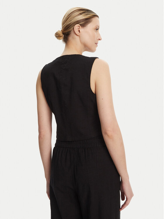 Vero Moda Vero Moda Mellény Caia 10333795 Fekete Regular Fit