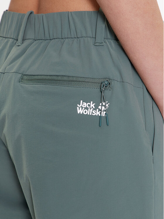 Jack Wolfskin Jack Wolfskin Sportiniai šortai Pack & Go 1507391 Žalia Regular Fit