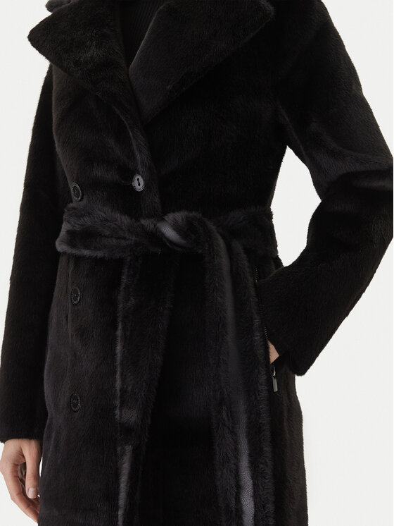 LOLA CASADEMUNT LOLA CASADEMUNT Зимове пальто LF2501015 Чорний Regular Fit