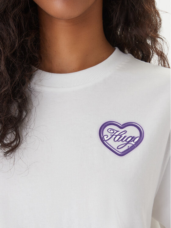 HUGO HUGO T-shirt Vintage 50560770 Bijela Regular Fit