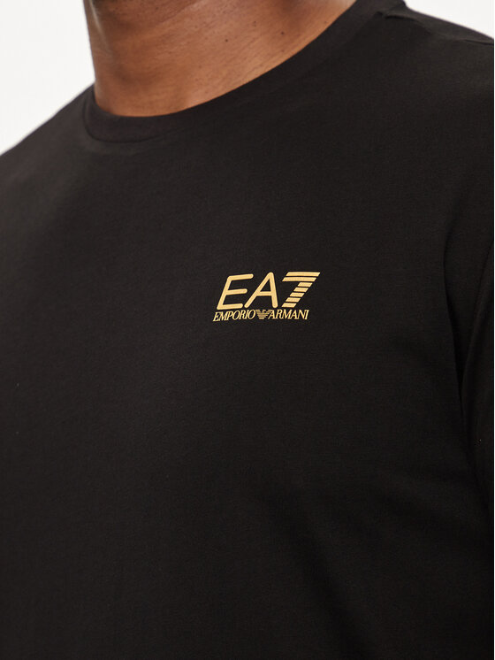 EA7 Emporio Armani EA7 Emporio Armani T-shirt 8NPT25 PJVPZ 0208 Crna Regular Fit