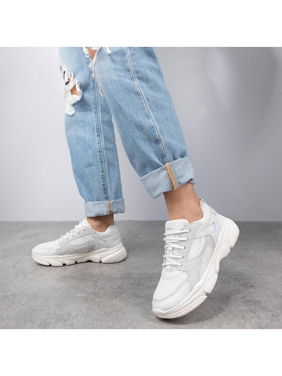 Geox Geox Sneakers J Lunare G. D J02BGD 08514 C1000 S Bianco