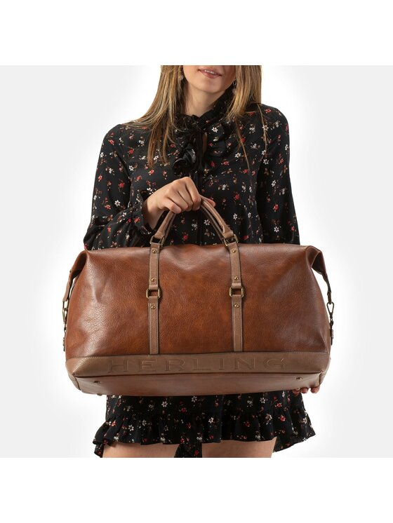Herling Herling Borsa da viaggio Favrier Marrone