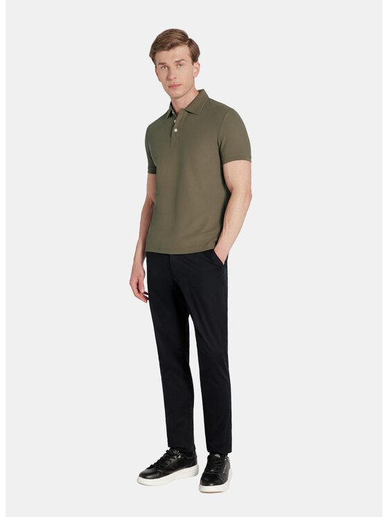 Pako Lorente Pako Lorente Polo P25WF-TX-004 Zielony Classic Fit