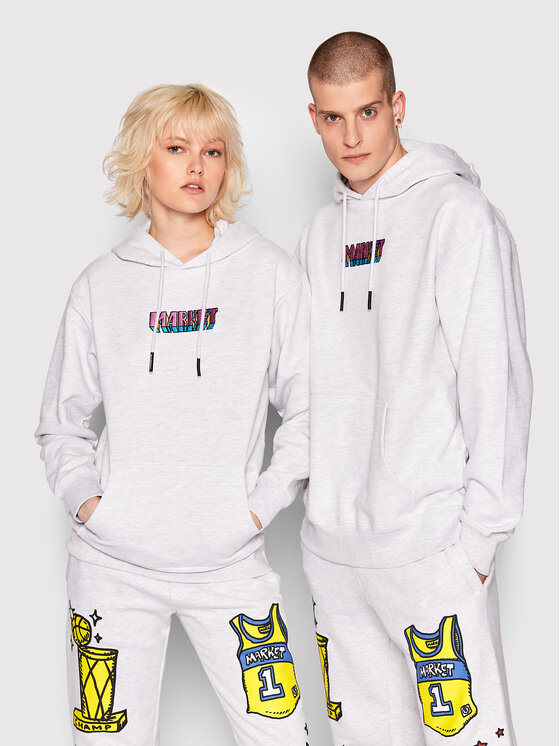 Market Market Jopa Unisex SMILEY Into The Unknown 397000381 Siva Relaxed Fit