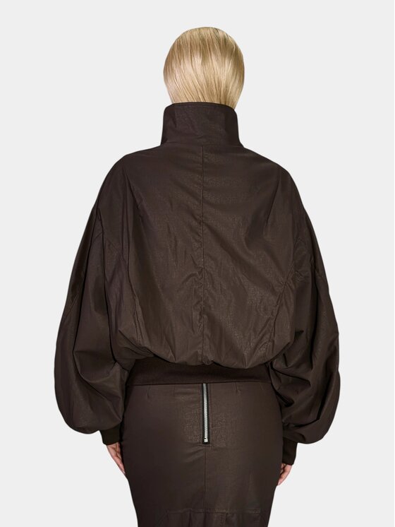 MADE BY SOCIETY MADE BY SOCIETY Kurtka anorak KAIA Jacket - J27659 Brązowy Basic Fit