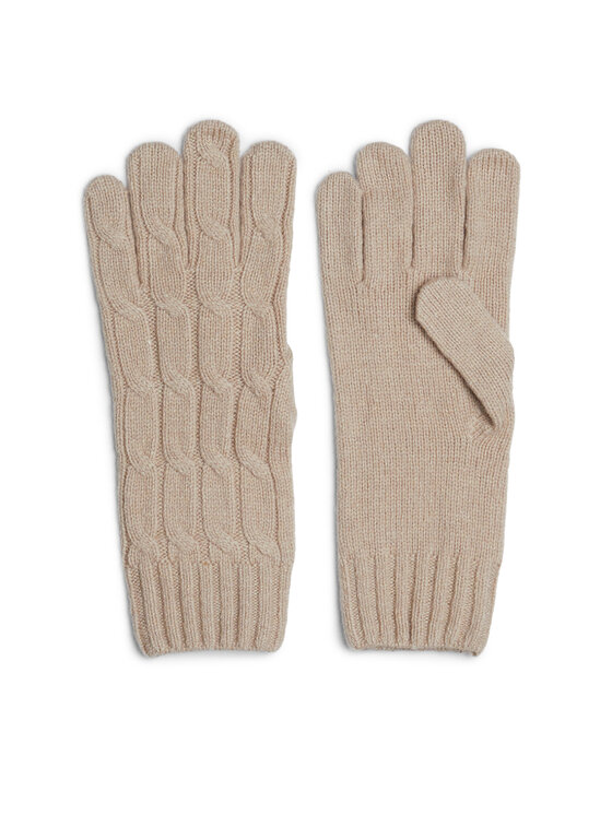 Tommy Hilfiger Gants femme Naval AW0AW16664 Beige