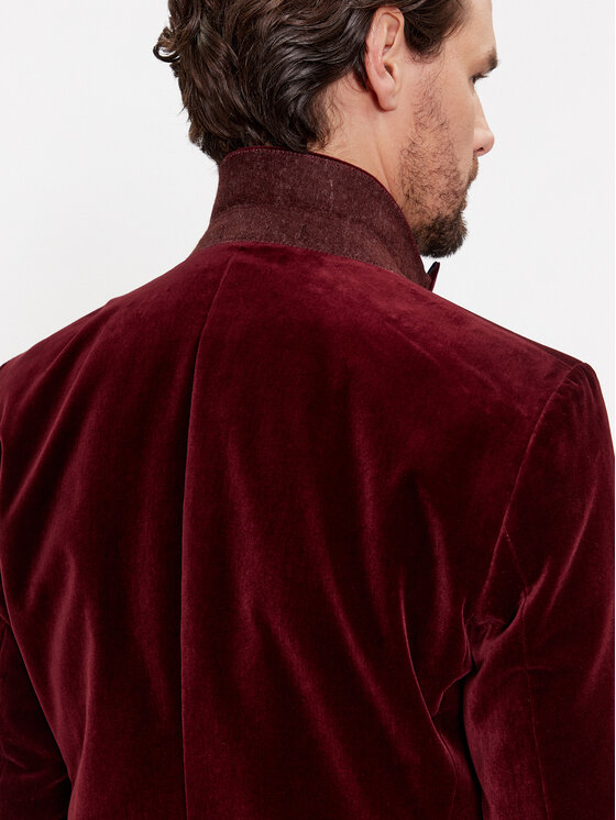 BOSS Boss Giacca da abito H-Hutson-Tux-231 50484709 Rosso Slim Fit
