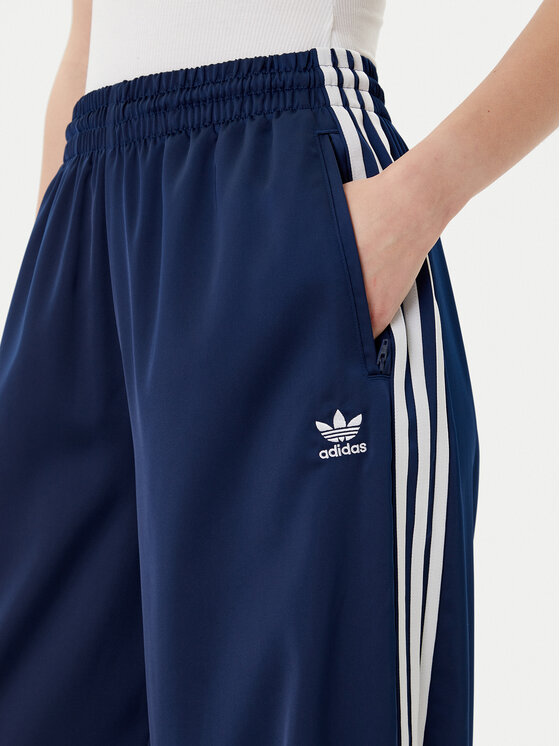 adidas adidas Jogginghose adicolor Satin JD0881 Dunkelblau Wide Leg