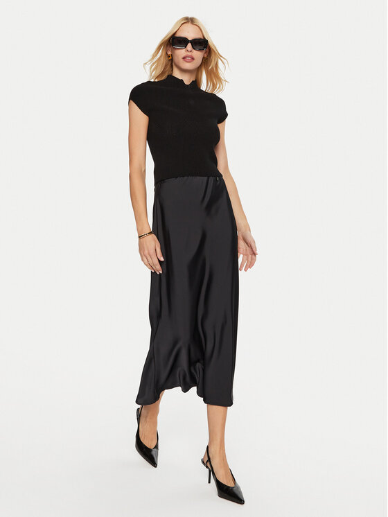 ARTIGLI ARTIGLI Midi krilo ACGO000680 Črna Regular Fit