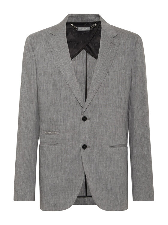 PHILIPP PLEIN PHILIPP PLEIN Marynarka 24559 Beżowy Regular Fit