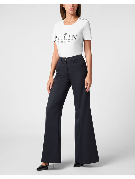 PHILIPP PLEIN PHILIPP PLEIN Spodnie materiałowe 22687 Granatowy