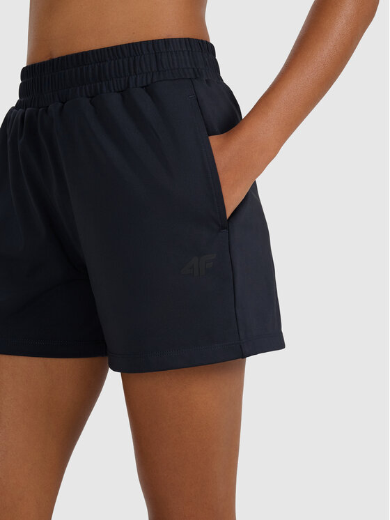 4F 4F Szorty sportowe MULTI ACTIVE Czarny Regular Fit