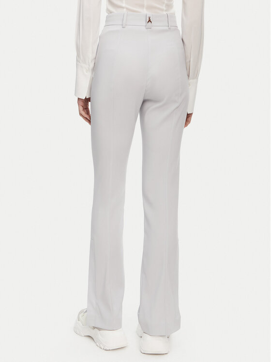 Patrizia Pepe Patrizia Pepe Kalhoty z materiálu 8P0677 A6F5 S702 Šedá Regular Fit