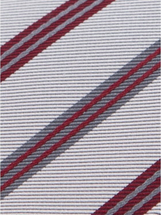 ELSNER ELSNER Krawat JEDWAB ŻAKARD A0026 Szary