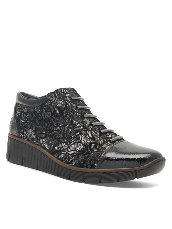 Rieker Rieker Stiefeletten 53778-00 Schwarz