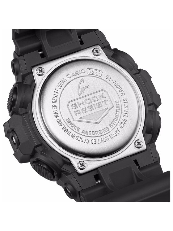 Casio Casio Zegarek GA-700BEG-1AER Czarny