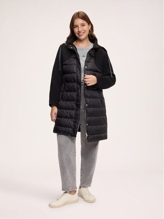 Fiorella Rubino Fiorella Rubino Kurtka puchowa F077T001516N033 Czarny Regular Fit