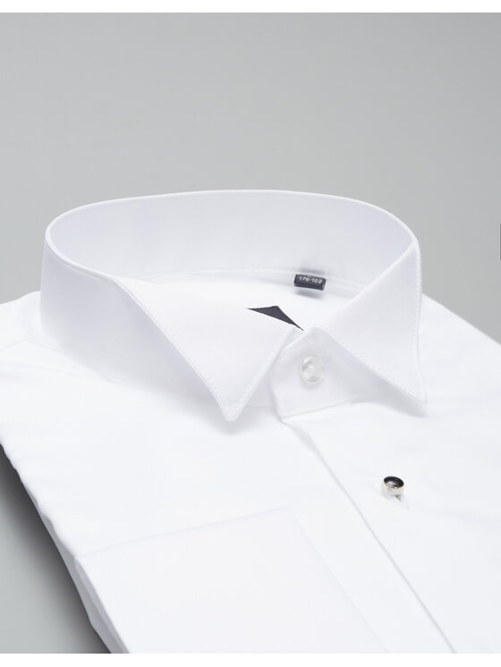 Borgio Borgio Koszula enna Biały Slim Fit