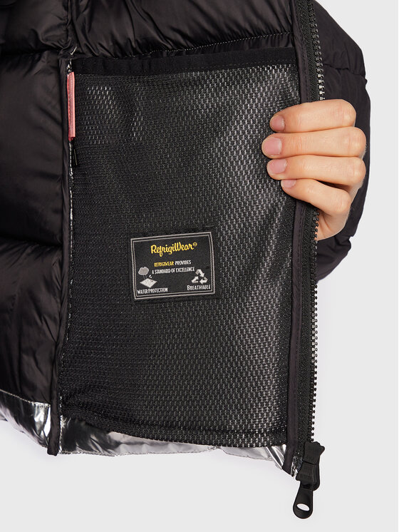 RefrigiWear RefrigiWear Žieminė striukė Maggy W12500 NY0188 Sidabrinė Slim Fit