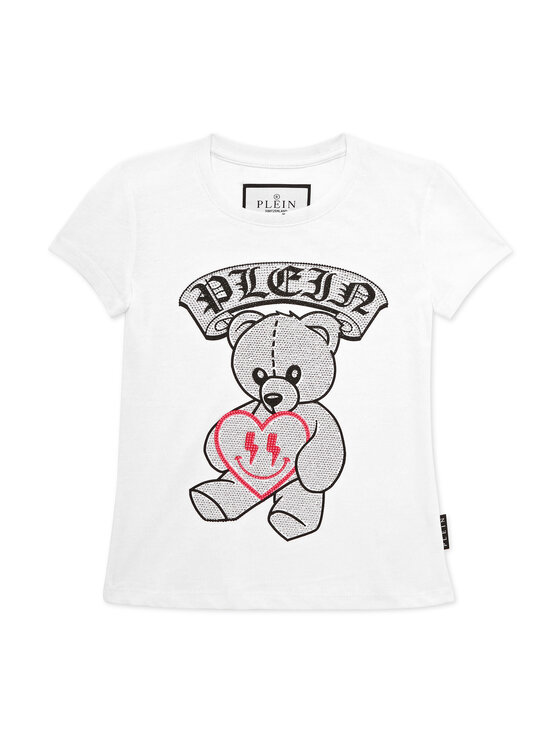PHILIPP PLEIN PHILIPP PLEIN T-Shirt 20441 Biały Regular Fit