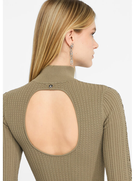 Liu Jo Liu Jo Cardigan CF5087MS46MX0707 Verde Slim Fit