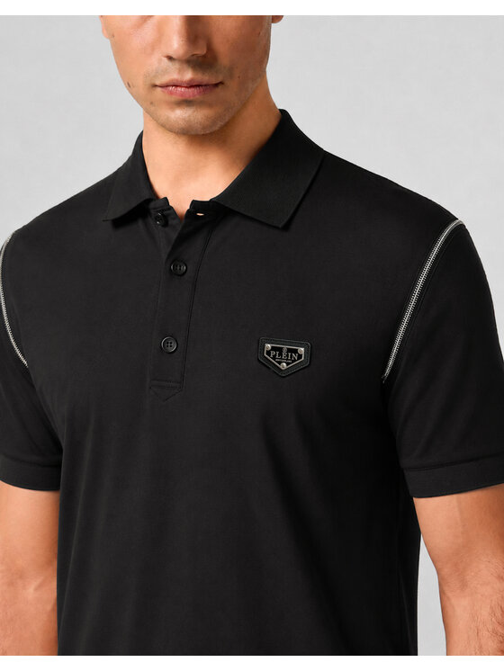 PHILIPP PLEIN PHILIPP PLEIN Polokošile 31655 Černá Slim Fit