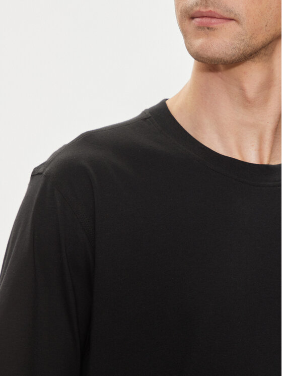 adidas adidas T-Shirt Trefoil Essentials IW5787 Czarny Regular Fit