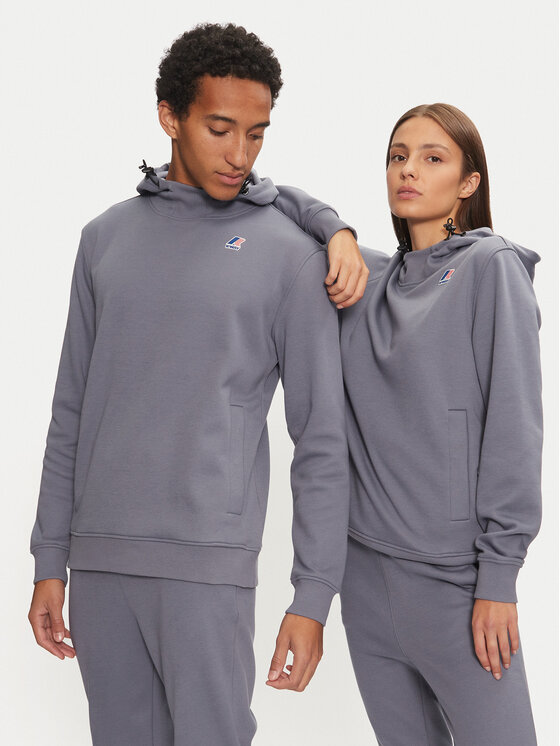 K-Way Mikina Le Vrai Durance K3123QW Modrá Regular Fit