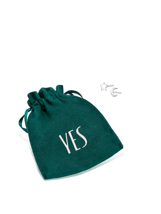 YES YES Kolczyki AKCT142 Srebrny