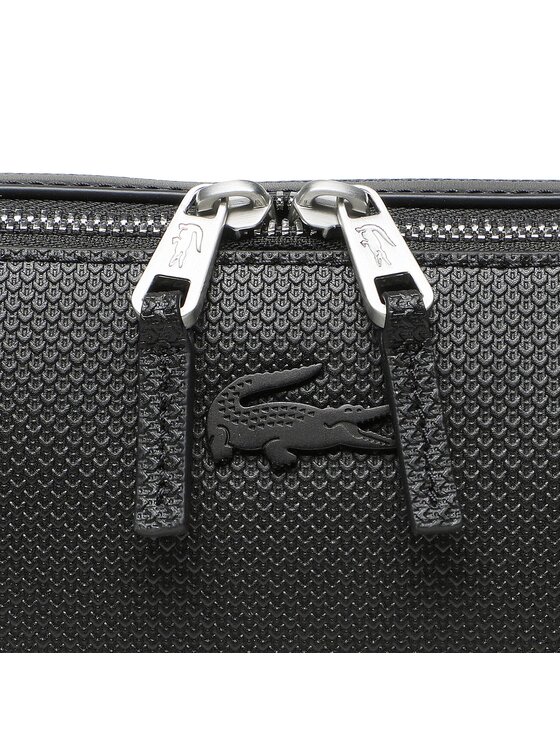 Lacoste Lacoste Umhängetasche Split Cow Leather NH3270CE Schwarz
