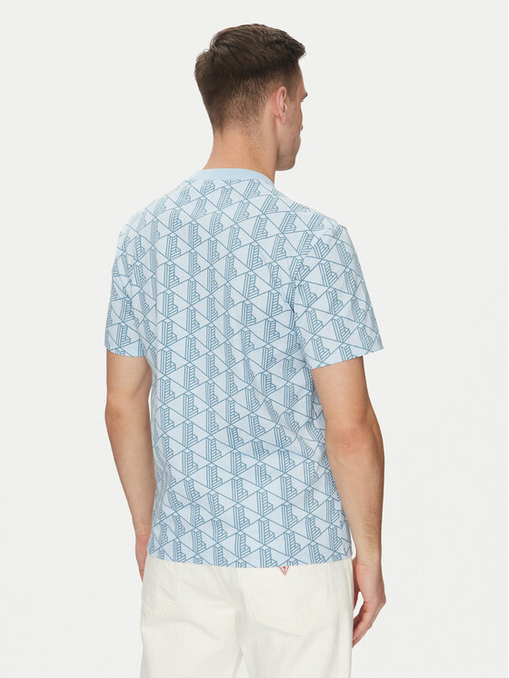 Lacoste Lacoste Футболка TH2831 Блакитний Regular Fit
