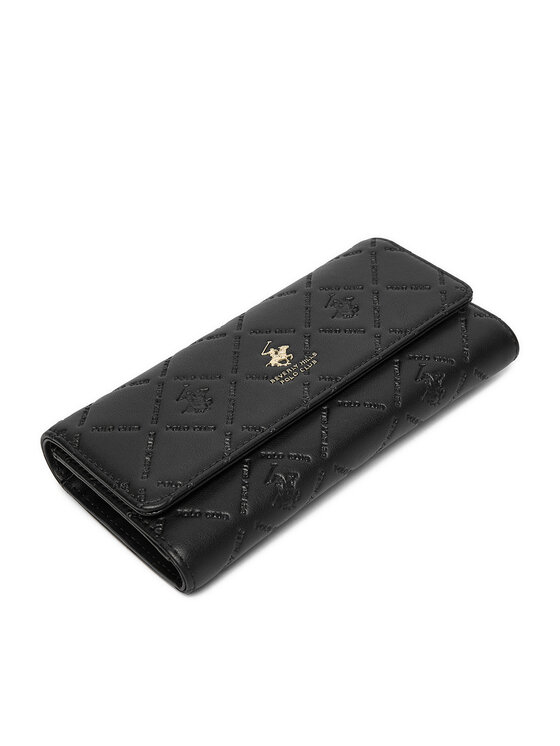 Beverly Hills Polo Club Beverly Hills Polo Club Портфейл CEO-BHPC-W1-007-AW25 Черен